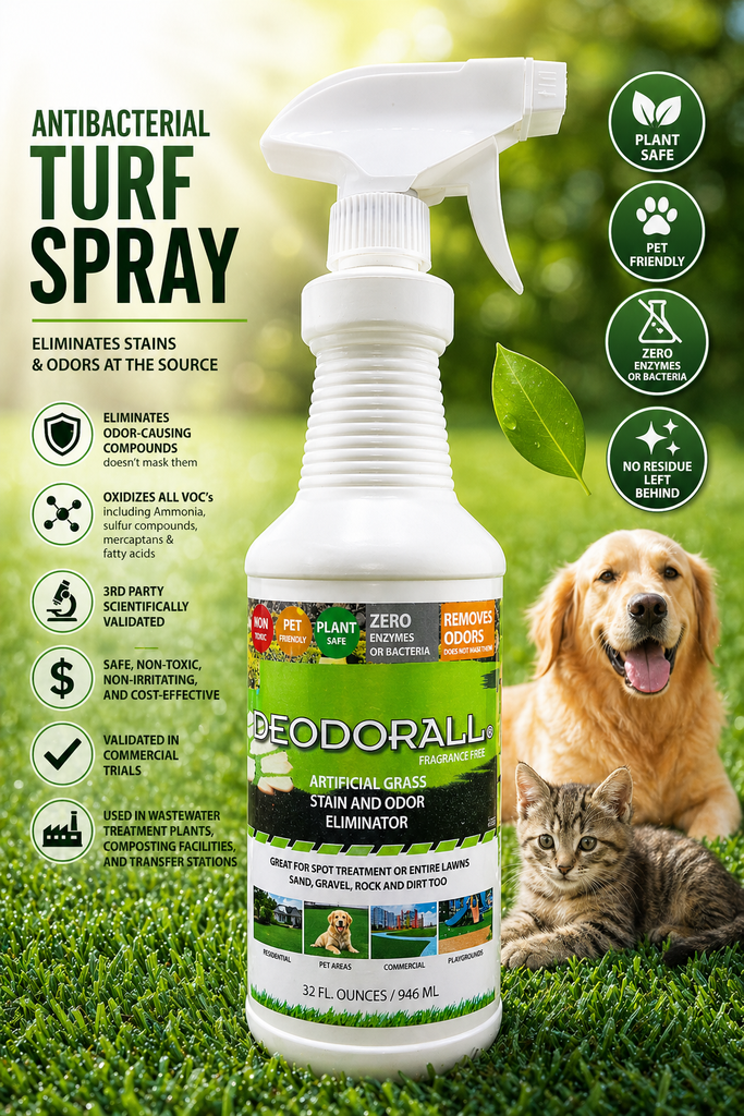 DEODORALL® | TURF CLEANER | STAIN & ODOR ELIMINATOR – Orange